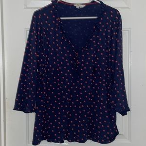 Boden ruffled v neck tee 18